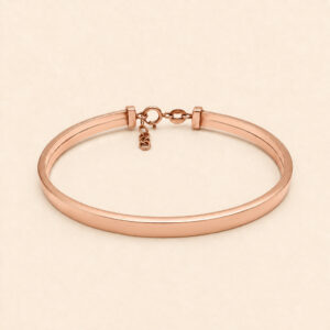 Plain Rose Gold Bangle