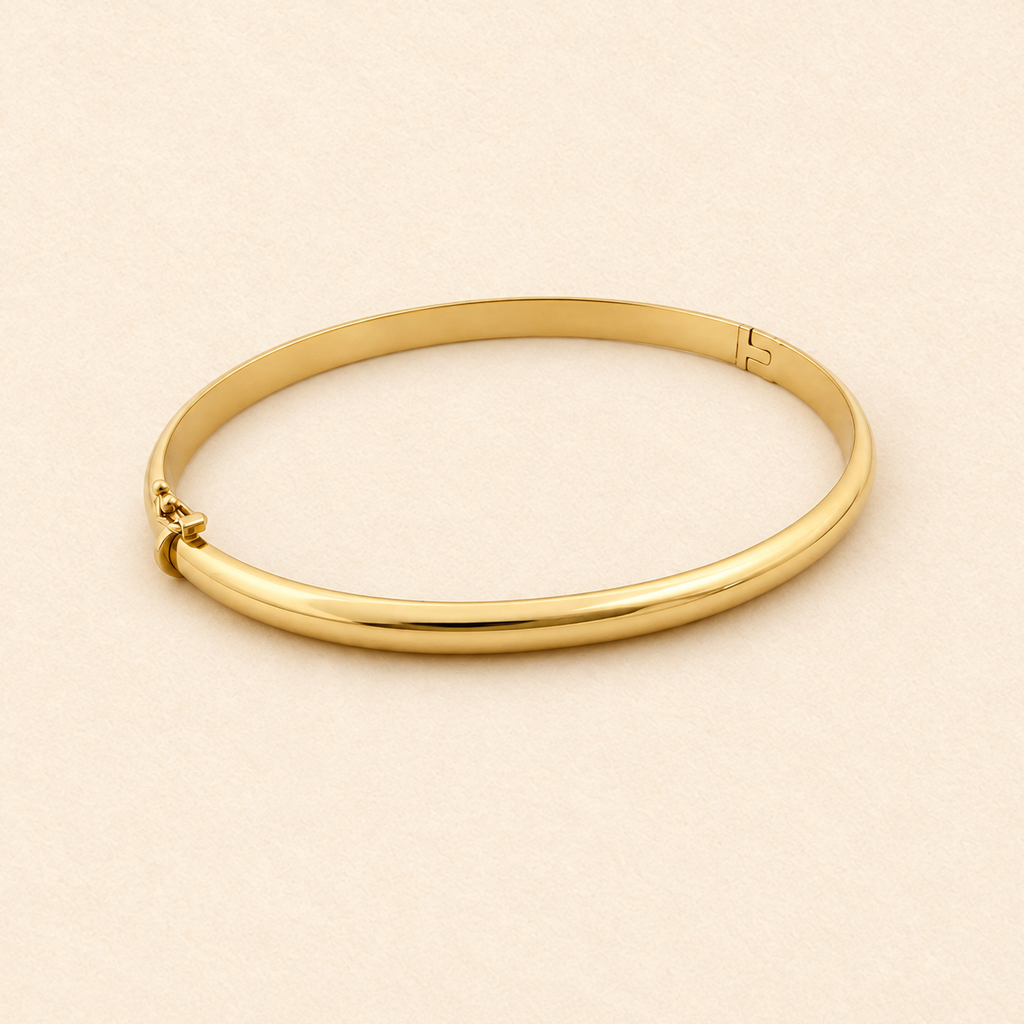 Plain Gold Bangle II