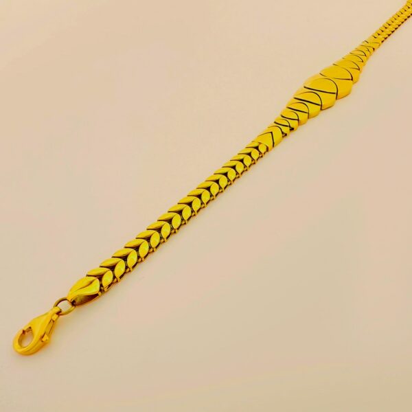 18K Yellow Gold Chain Bracelet