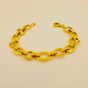 18K Yellow Gold Chain Bracelet