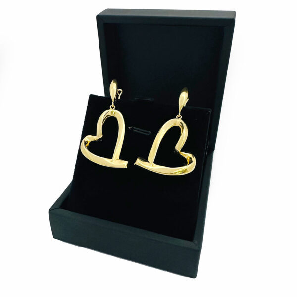 18K Yellow Gold Hoop Earrings