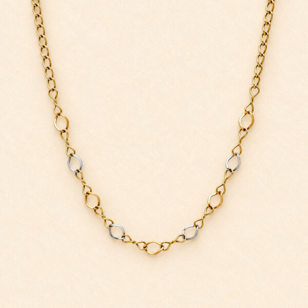 Two Tone Link Necklace