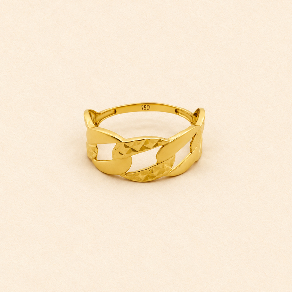 Cuban Diacut Ring